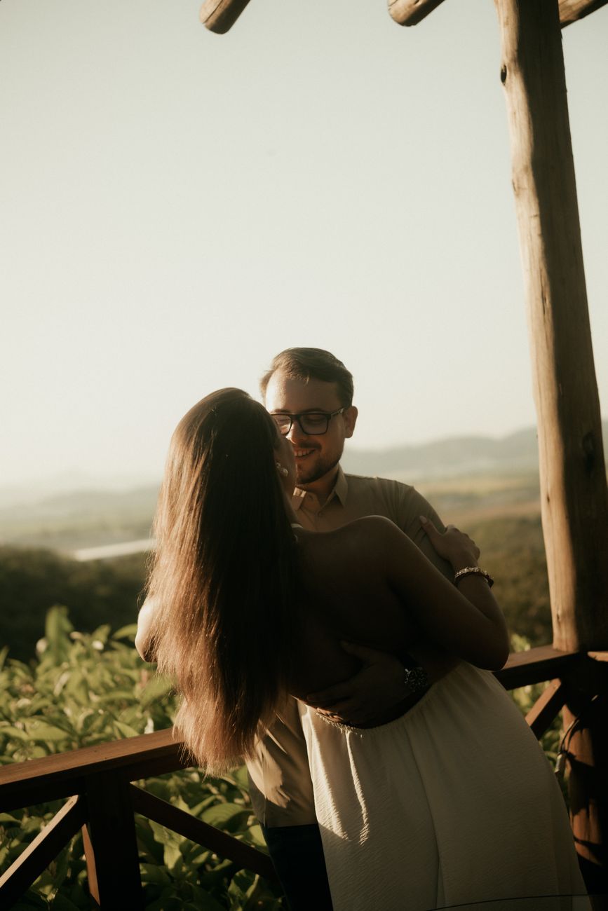 Couple enlacé