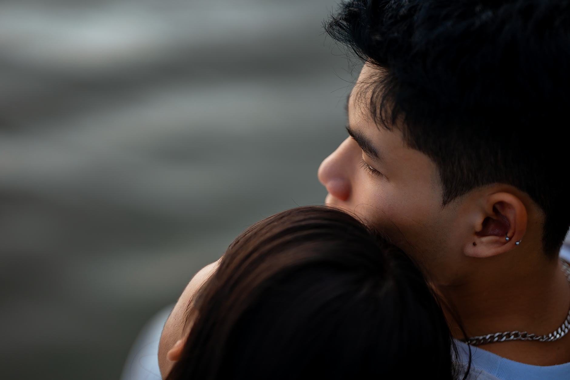 Couple enlacé