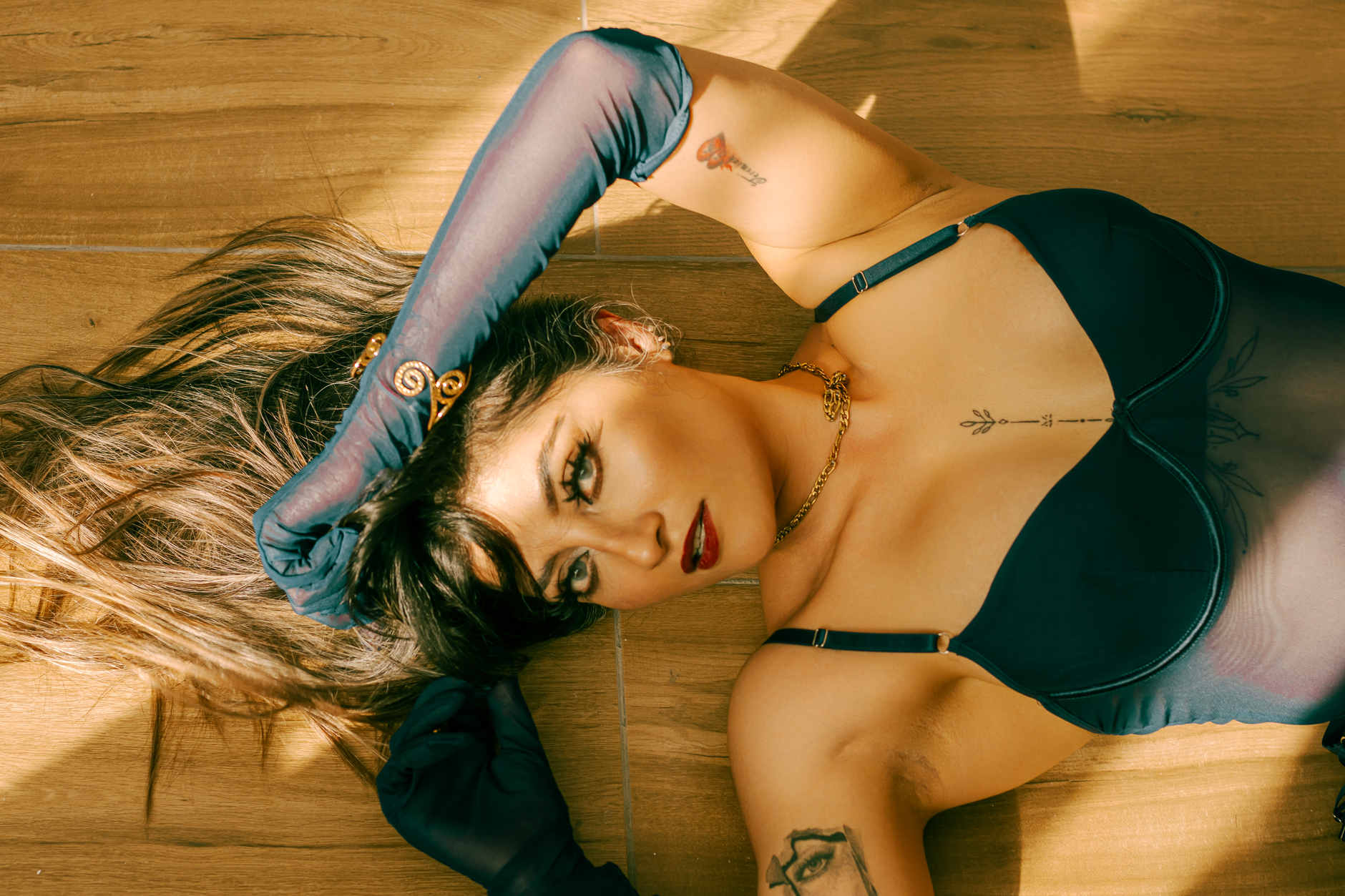 Femme en lingerie